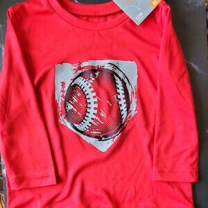 Infant Boys Long-Sleeve T-Shirt 12 mos Long Sleeve Red Baseball by Jumping Beans